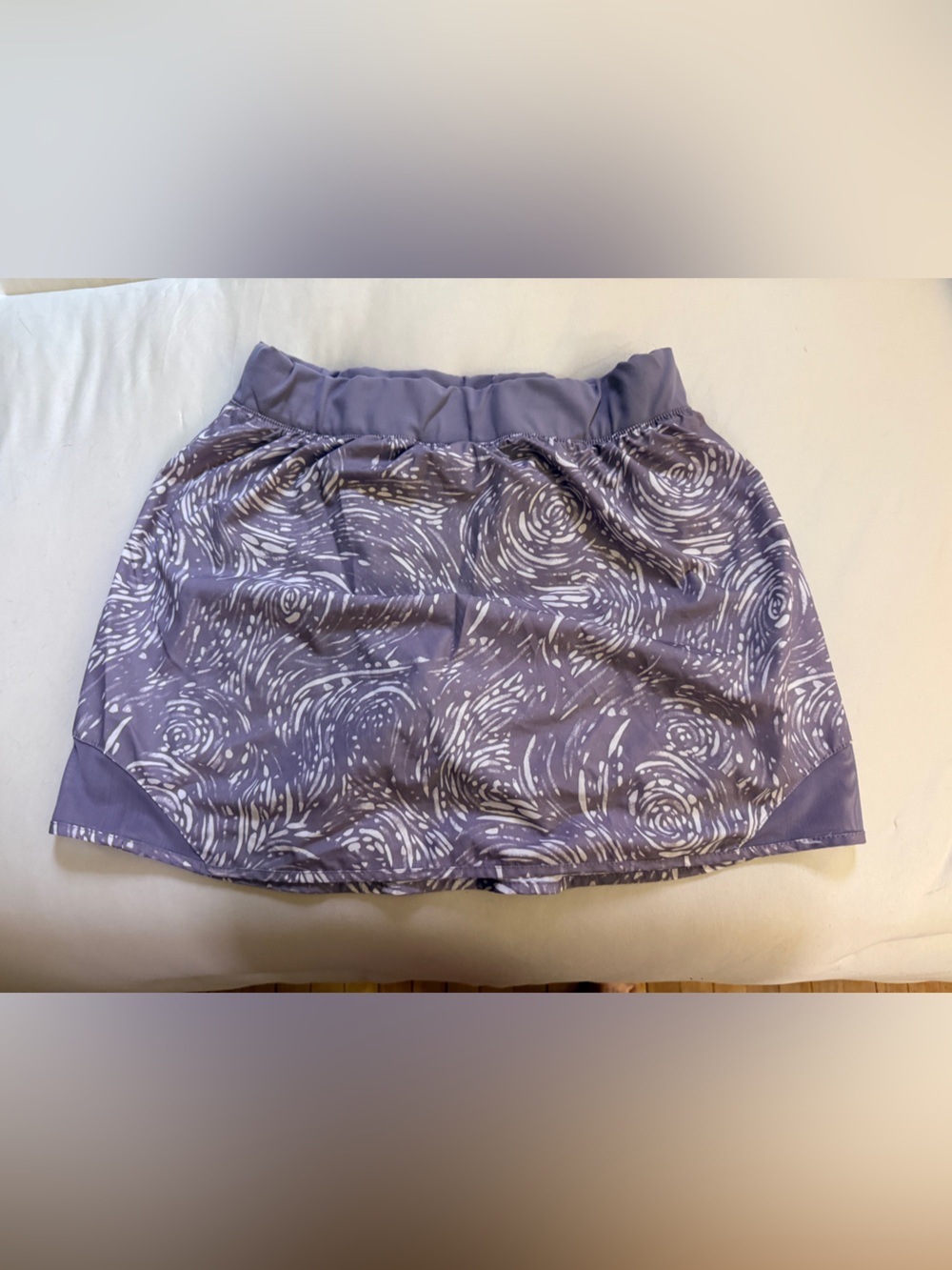 Women's Purple Pattern Athletic Skort